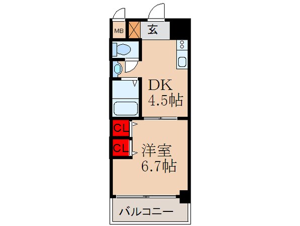 第１５関根マンションの物件間取画像